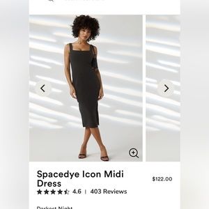 NIP beyond yoga Merlot midi icon dress.